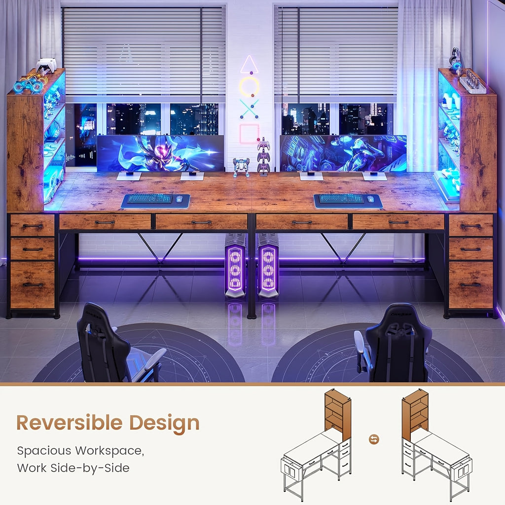 Gaming Desk with Storae, 46\