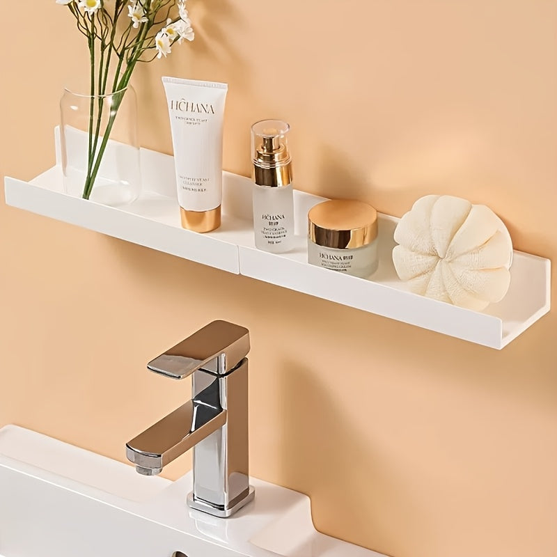 Simple Practical Rack Transparent Acrylic Hanging Wall Rack - 1pc Modern Bathroom Storage Box