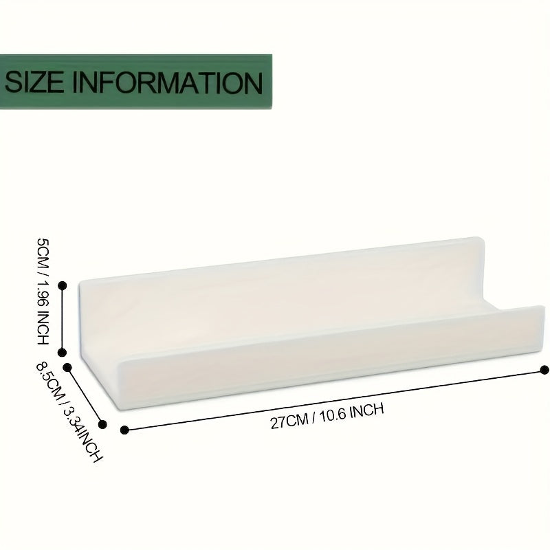 Simple Practical Rack Transparent Acrylic Hanging Wall Rack - 1pc Modern Bathroom Storage Box