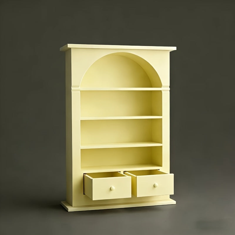 1 Arched Mini Storage Shelf | Multi-Layer Plastic Model House, No Assembly Required