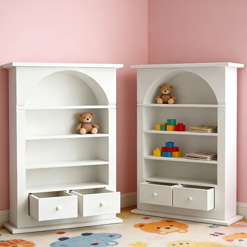 1 Arched Mini Storage Shelf | Multi-Layer Plastic Model House, No Assembly Required