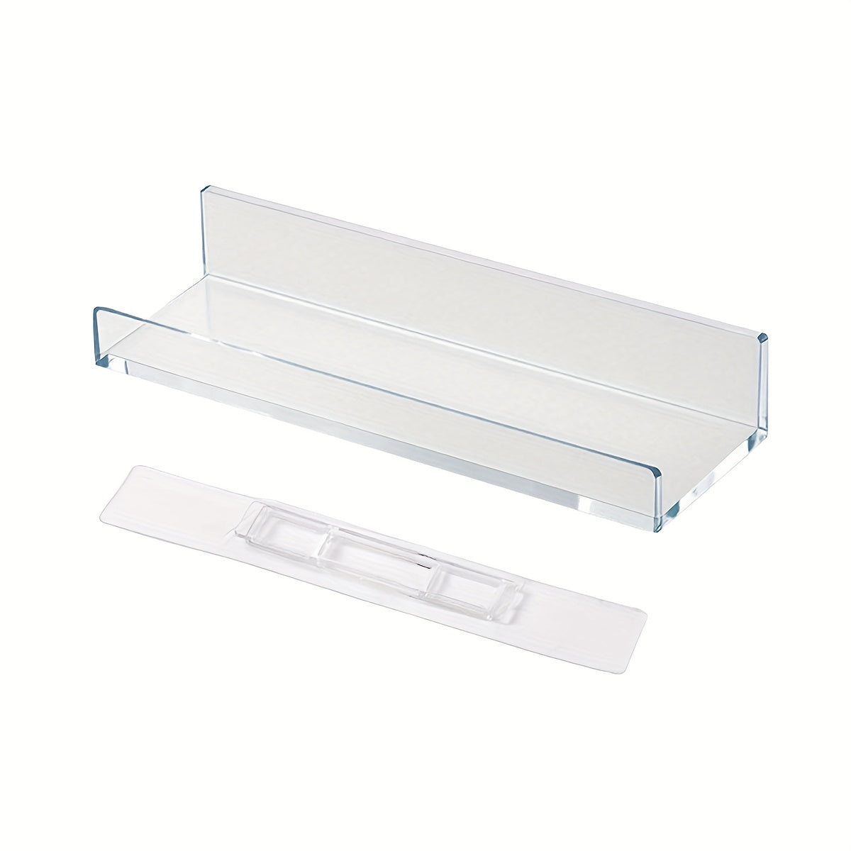 Simple Practical Rack Transparent Acrylic Hanging Wall Rack - 1pc Modern Bathroom Storage Box