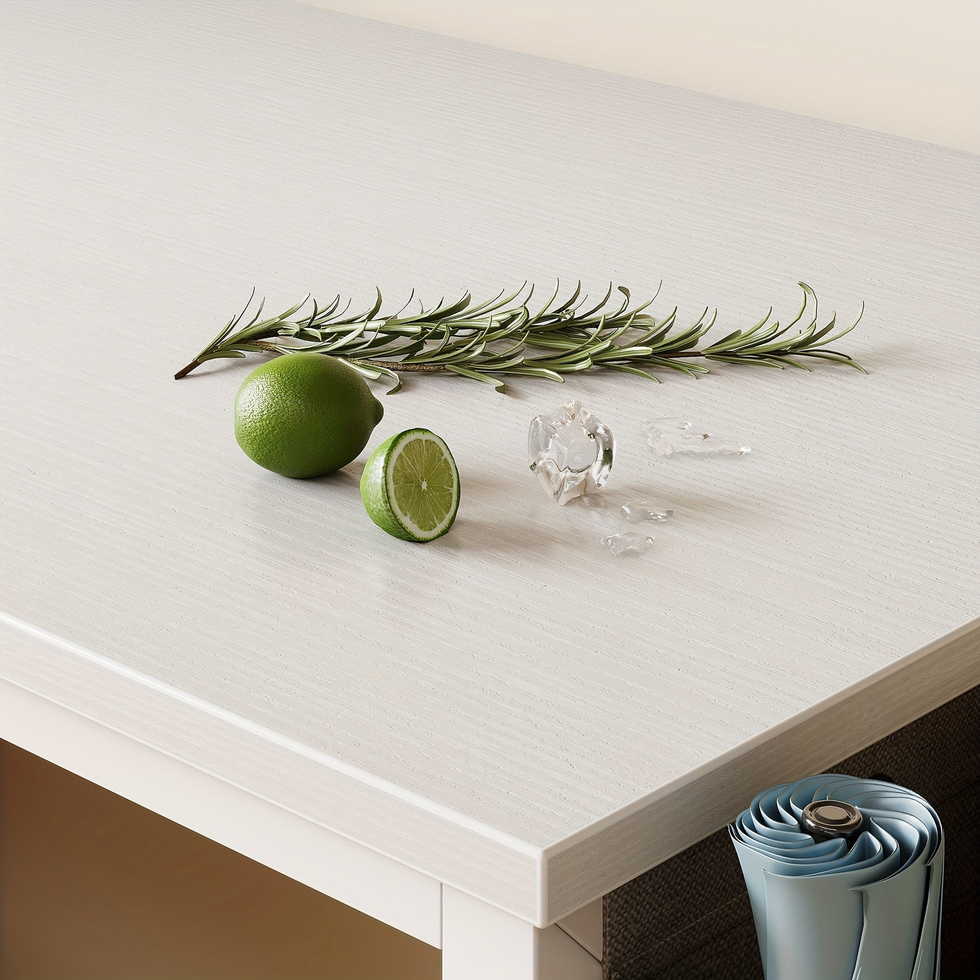 Compact Home Office Desk Featuring 3 Fabric Drawers And a Filing Cabinet