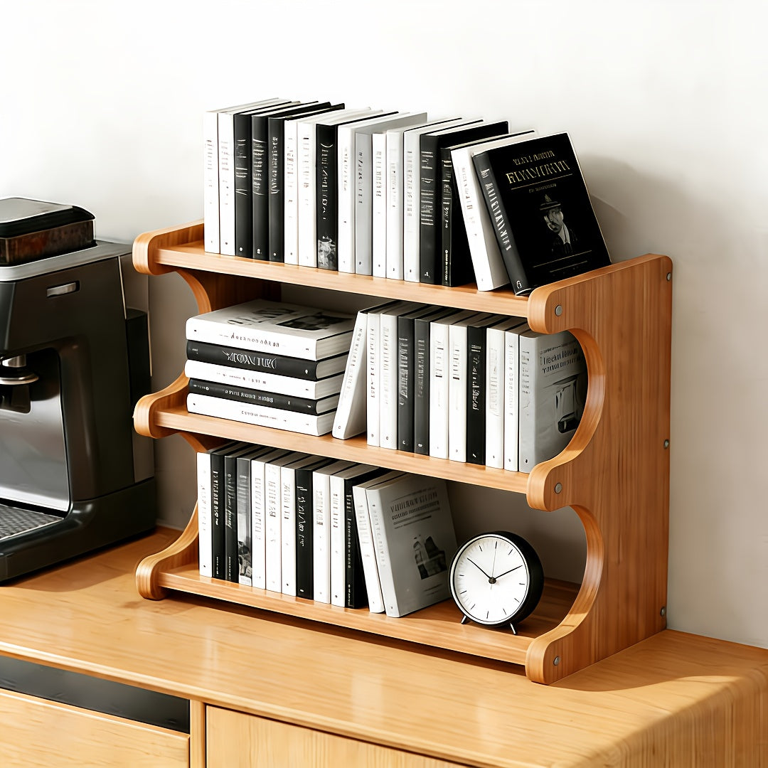 2\u002F3\u002F4-Tier Heavy-Duty Solid Wood Shelving Unit