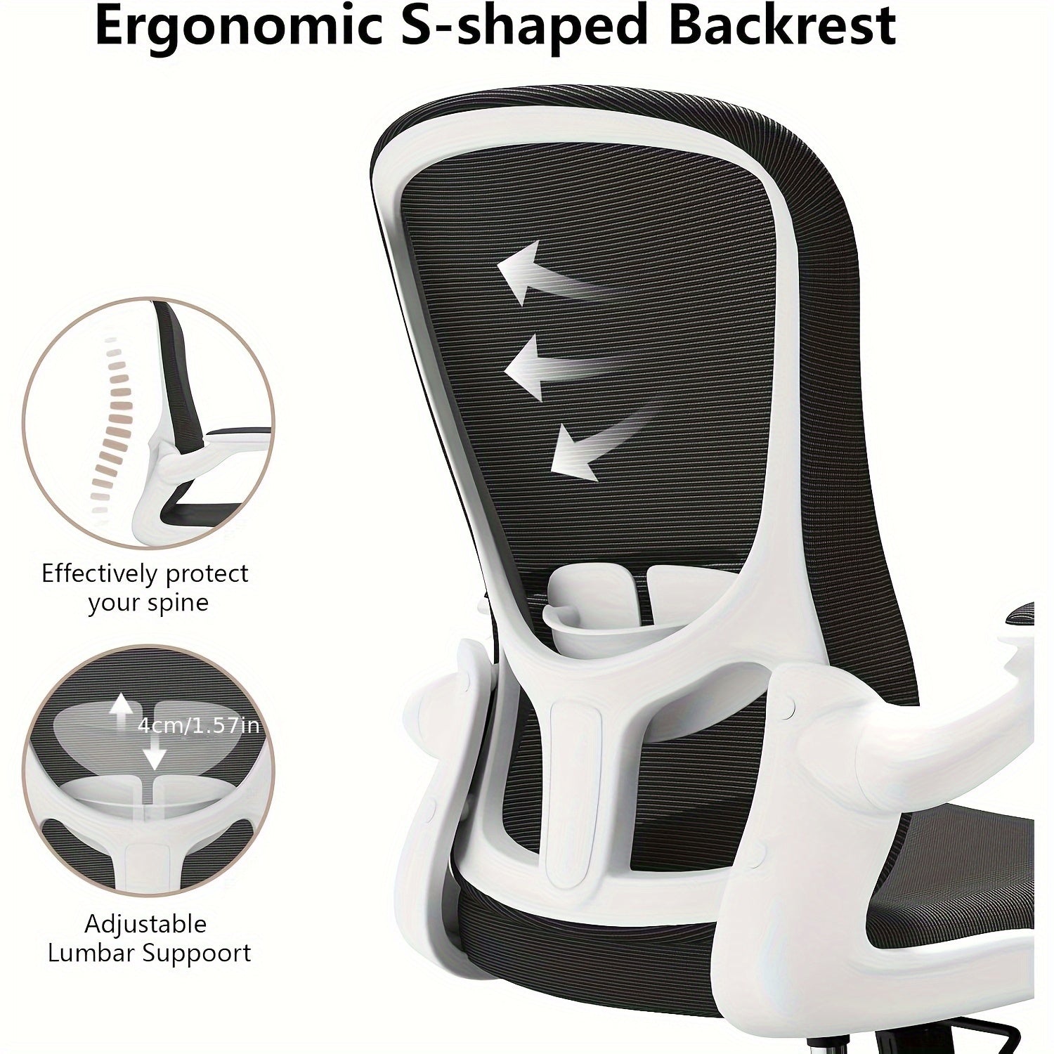 Ergonomic Office Chair Pro With 4D Lumbar Support | 150° Lockable Recline