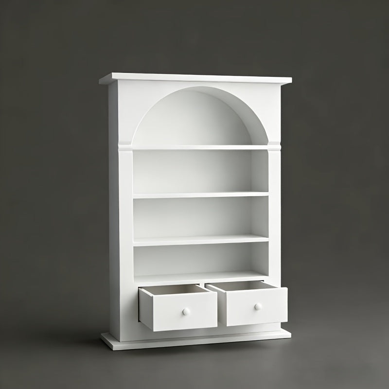1 Arched Mini Storage Shelf | Multi-Layer Plastic Model House, No Assembly Required