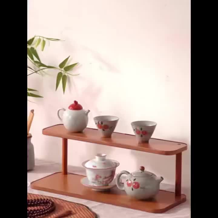 2\u002F3\u002F4-Tier Heavy-Duty Solid Wood Shelving Unit