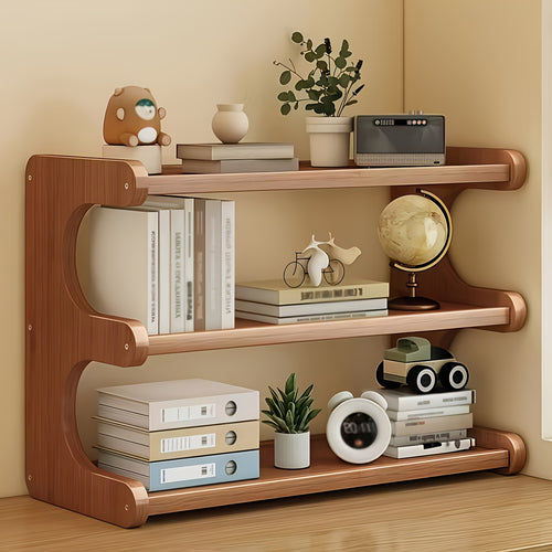 2\u002F3\u002F4-Tier Heavy-Duty Solid Wood Shelving Unit