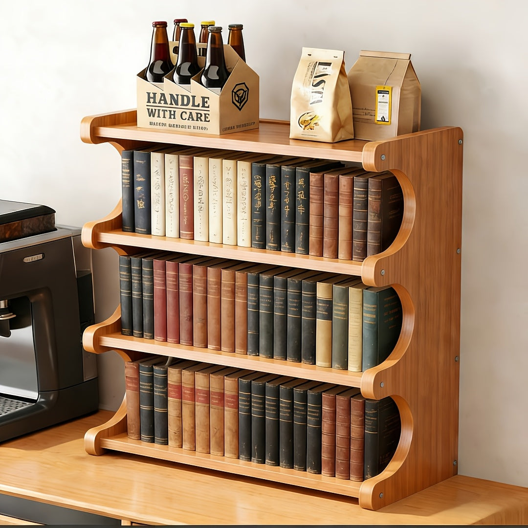 2\u002F3\u002F4-Tier Heavy-Duty Solid Wood Shelving Unit