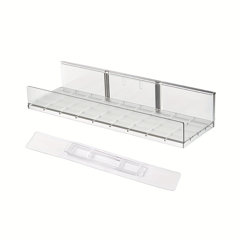 Simple Practical Rack Transparent Acrylic Hanging Wall Rack - 1pc Modern Bathroom Storage Box