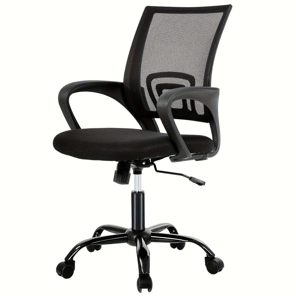 Ergonomic Office Chair with Breathable Mesh Back & Lumbar Support