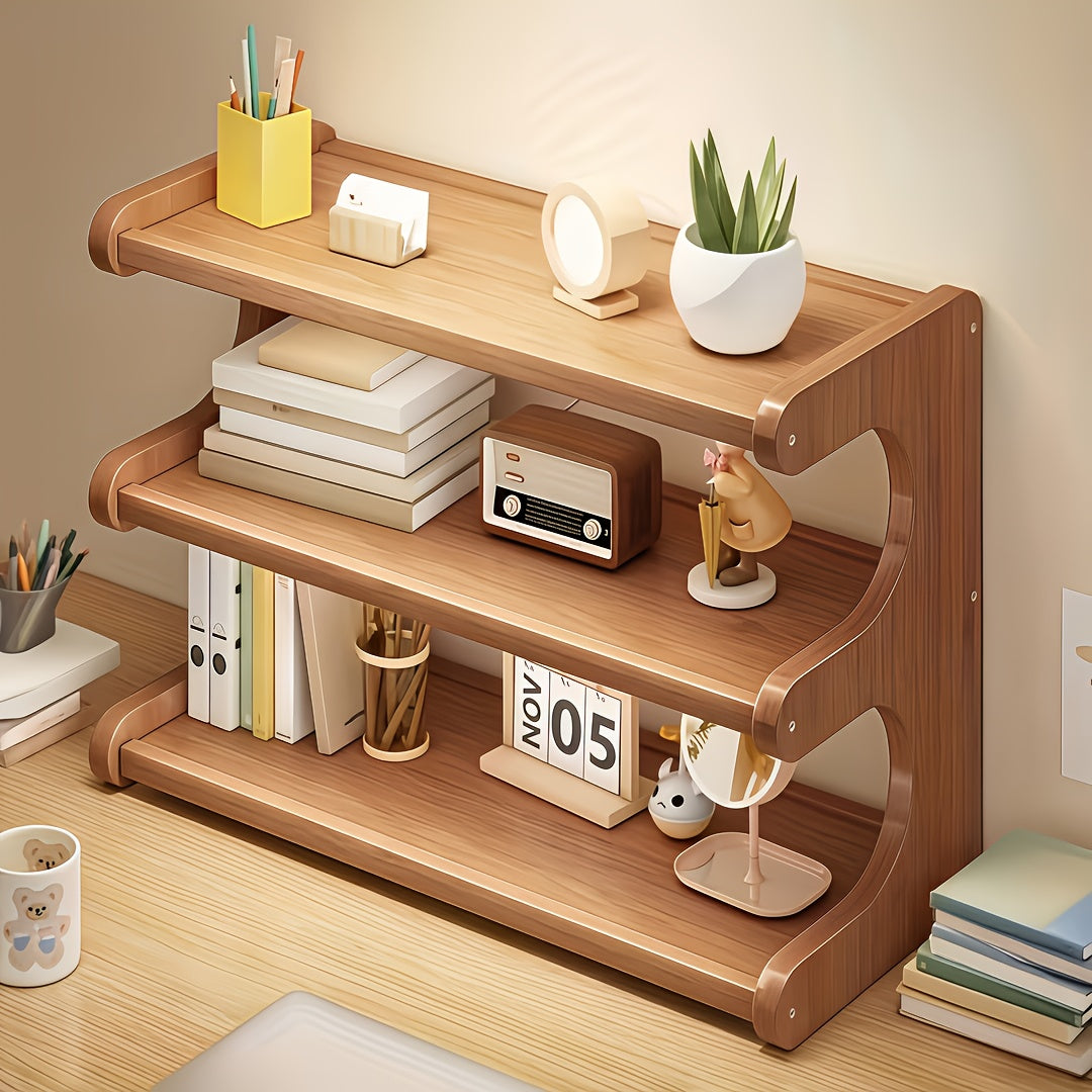 2\u002F3\u002F4-Tier Heavy-Duty Solid Wood Shelving Unit